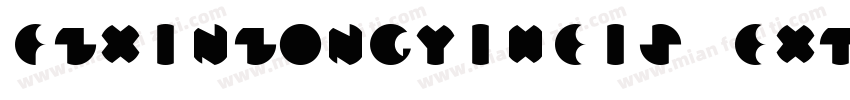 FZXinZongYiHeiS ExtraBold字体转换